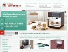 Tablet Screenshot of elektro-wittenborn.de